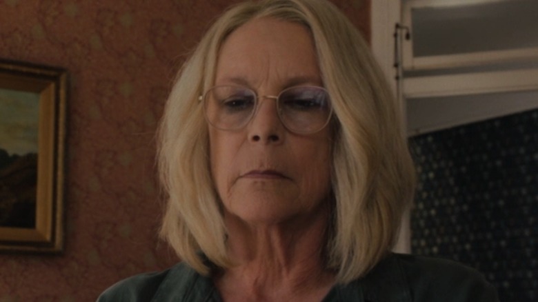 Laurie Strode deep in thought