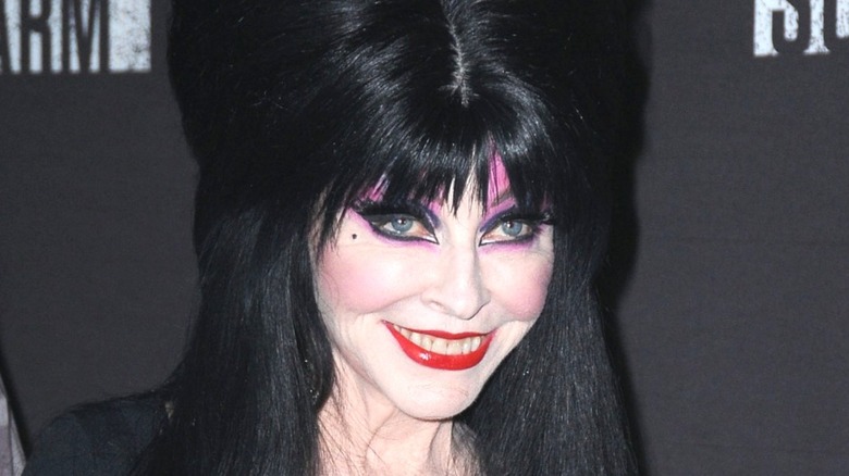 Elvira smiling