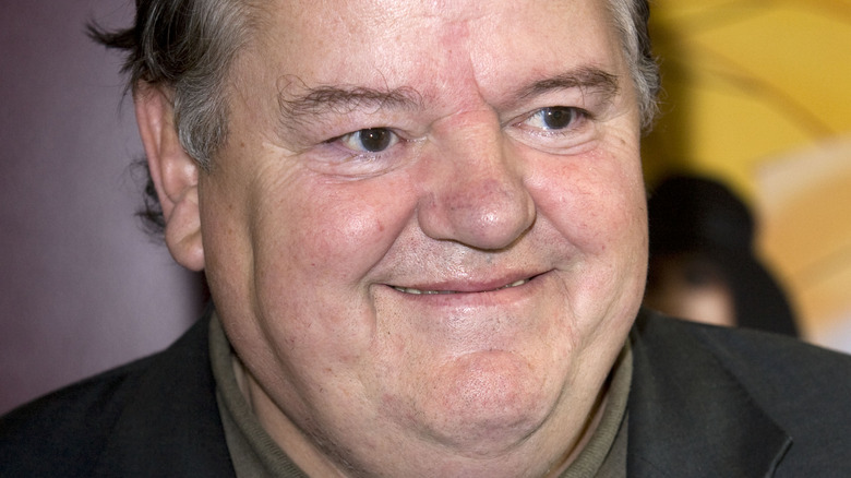 Robbie Coltrane smiling