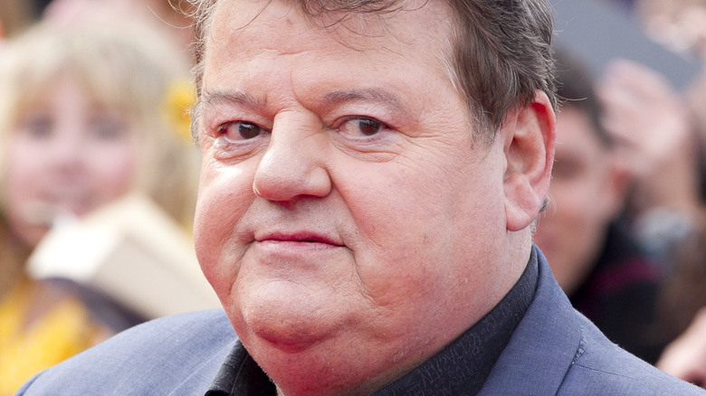 Robbie Coltrane at premiere