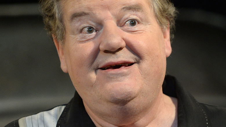 Robbie Coltrane smiling