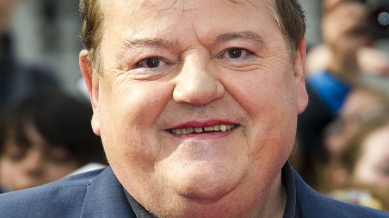 Robbie Coltrane at film premiere