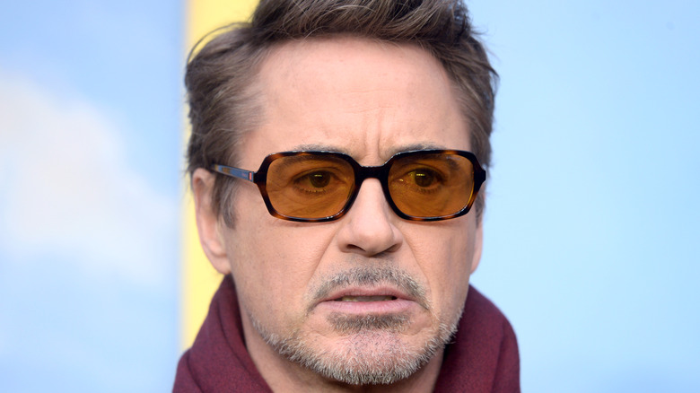 Robert Downey Jr. frowning