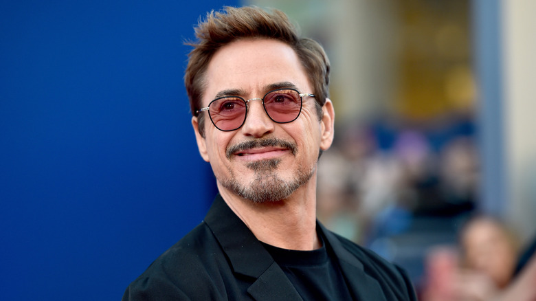 Robert Downey Jr smiling 