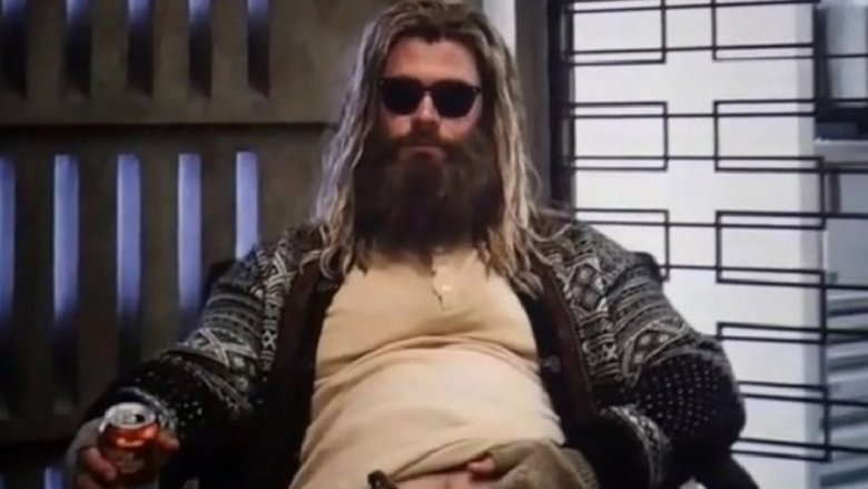 Chris Hemsworth fat Thor Avengers Endgame