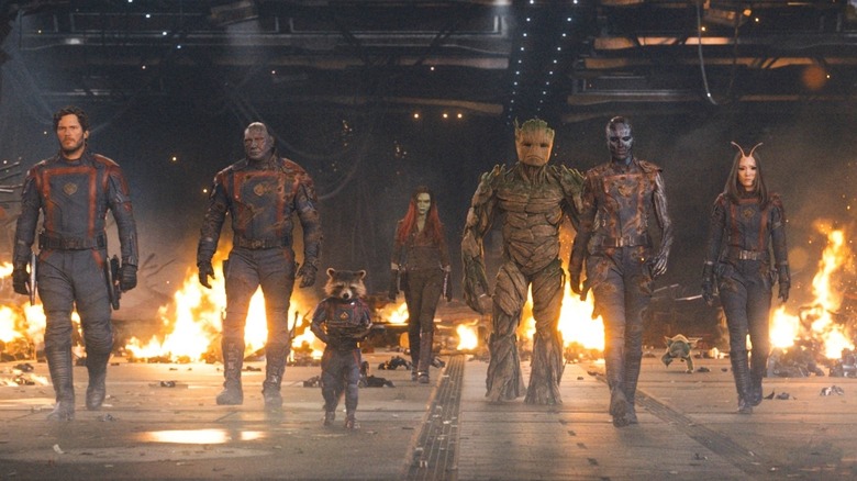 The main cast of Guardians of the Galaxy Vol. 3