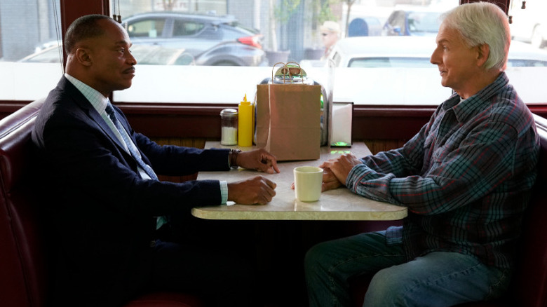Leon Vance and Leroy Gibbs sitting