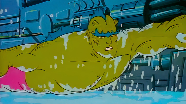 Triton all wet on floor