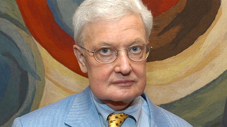 Roger Ebert looking skeptical at the Backstage Creations Retreat