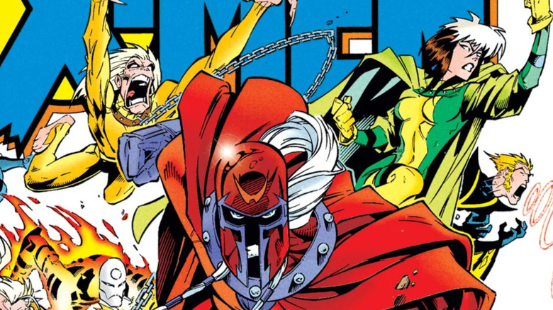 Magneto leading the X-Men of the Age of Apocalypse