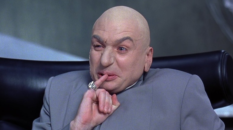 Dr. Evil lifting pinkie