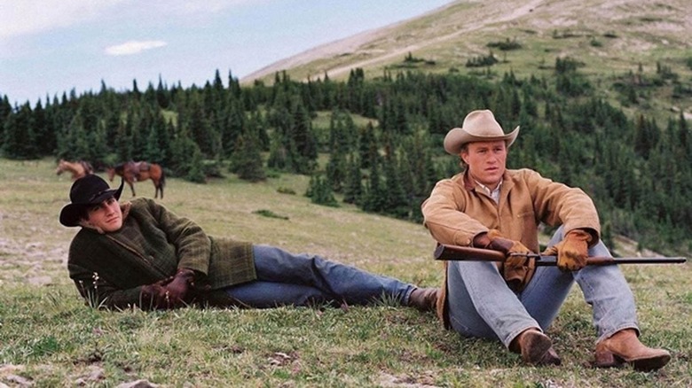 Ennis Del Mar and Jack Twist in Brokeback Mountain