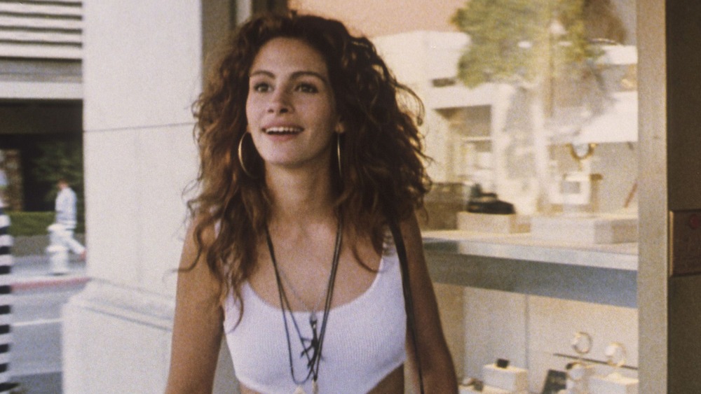 Julia Roberts as pre-makeover Vivian in Pretty Woman