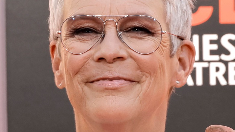 Jamie Lee Curtis at handprint ceremony