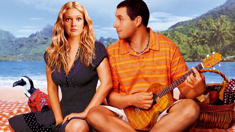 Drew Barrymore and Adam Sandler in 50 First Dates