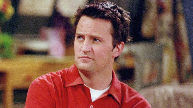 Chandler Bing looking askance at someone on Friends