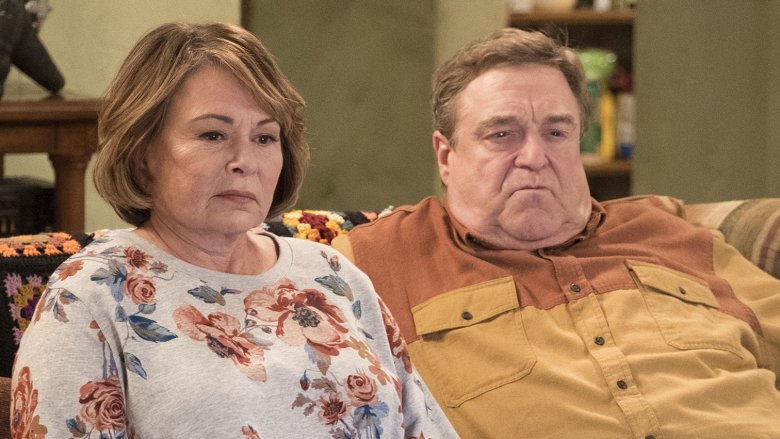 Roseanne Barr, John Goodman on Roseanne