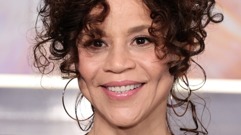 Rosie Perez smiling