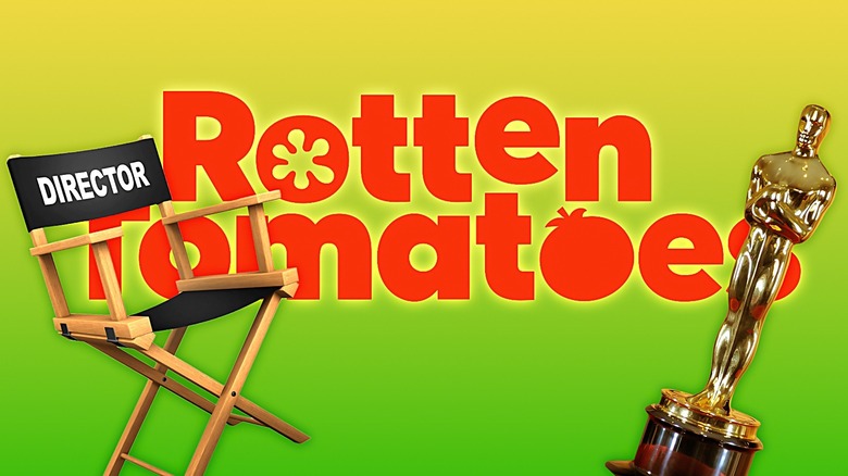 Rotten Tomatoes logo by award and director chair 