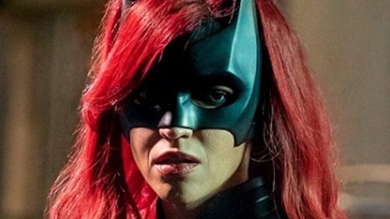 Batwoman looking distraught