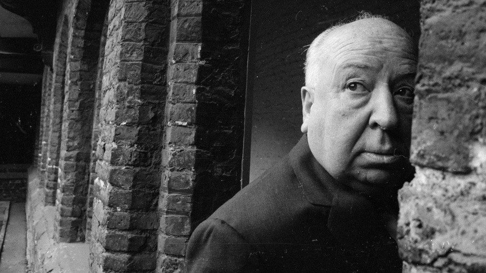 Alfred Hitchcock brick wall