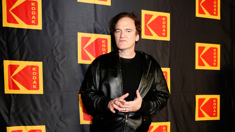 Quentin Tarantino on the red carpet