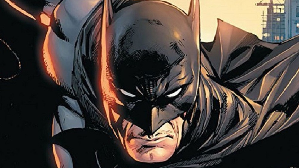 Batman glaring