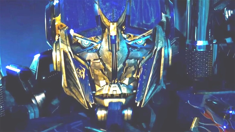 Optimus Prime speaking