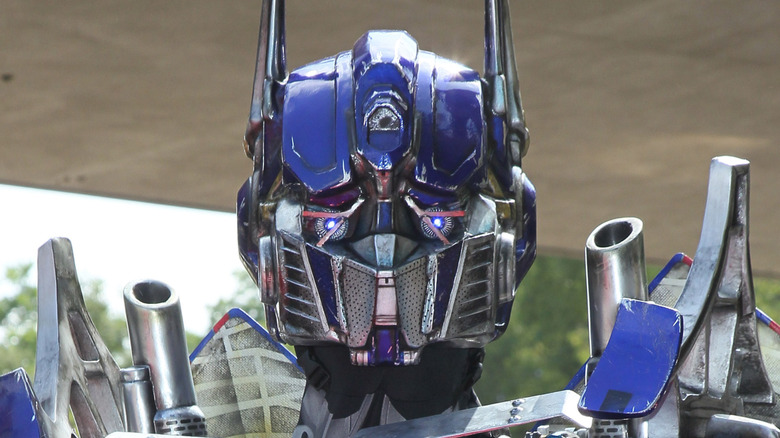 Optimus Prime speaking