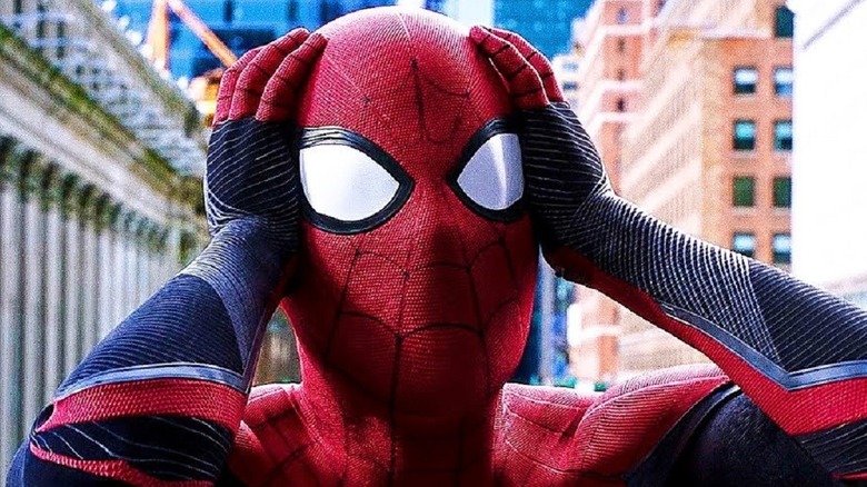 Spider-Man shocked