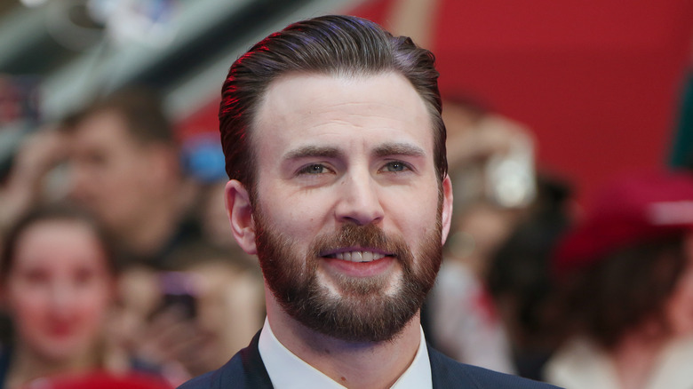 Chris Evans smiling