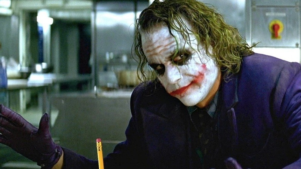 Heath Ledger as Joker in The Dark Knight