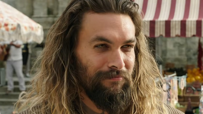 Aquaman smiling