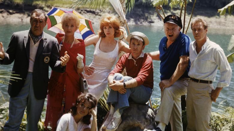 The Gilligan's Island cast posing for a photo