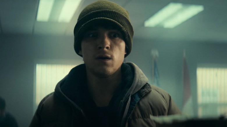 Cherry wearing a beanie in "Cherry"