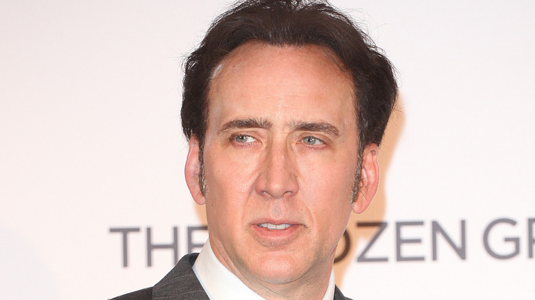 Nicolas Cage smiling