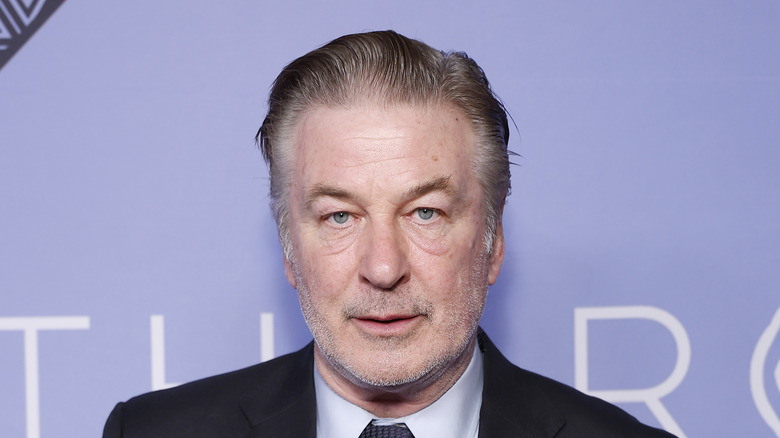 Alec Baldwin black suit