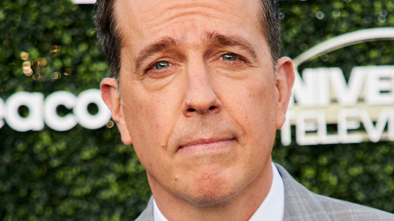 Ed Helms smirking