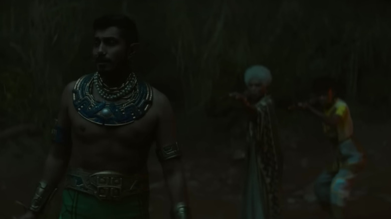 Namor meeting Wakandans