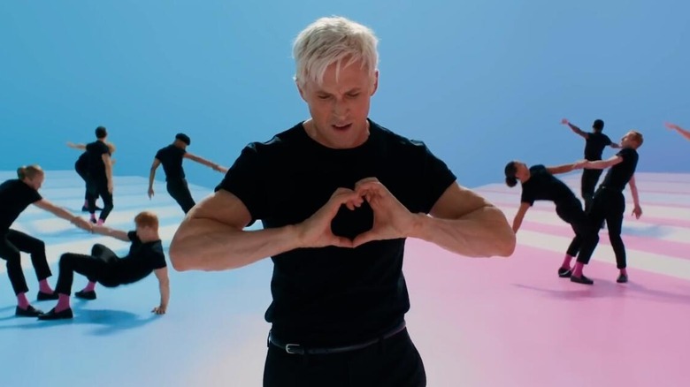 Ken does heart hands in the dream ballet