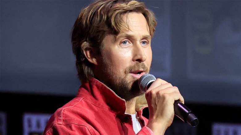 Ryan Gosling speaking onstage during the 2026 Comic-Con International: San Diego Marvel Studios Hall H panel