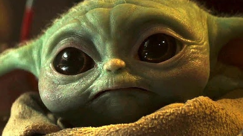 Baby Yoda close-up