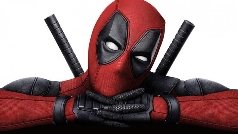 Deadpool chin on hands pose