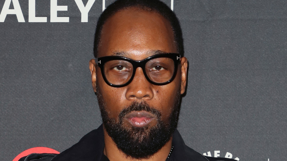 RZA wearing black-rimmed glasses