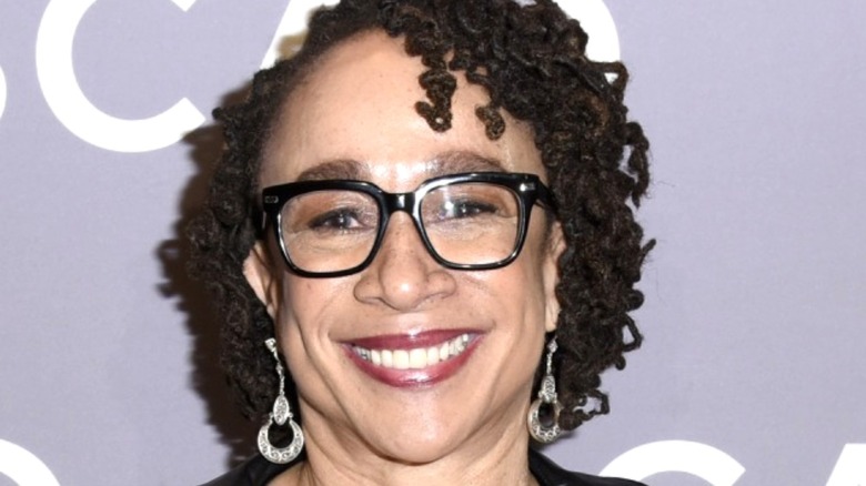 S. Epatha Merkerson looking happy