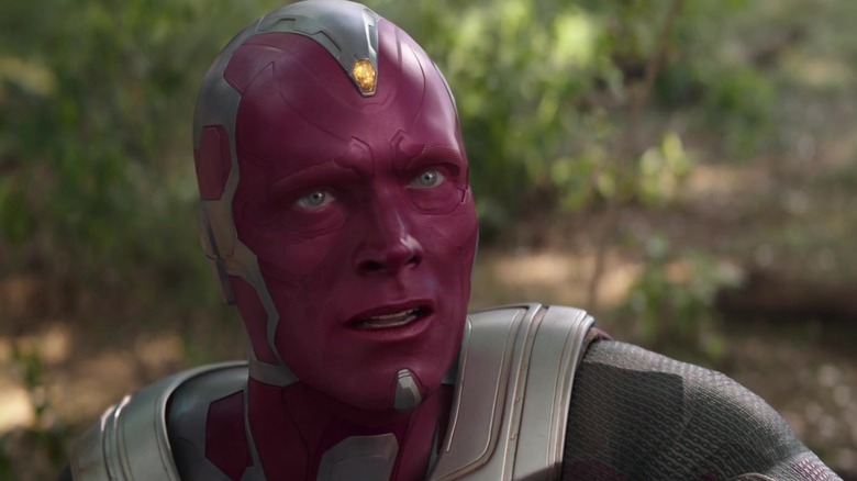 Vision talking to Wanda