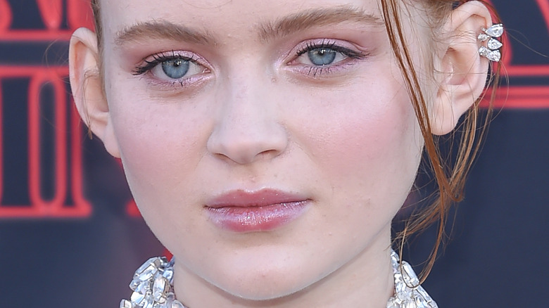 Sadie Sink staring