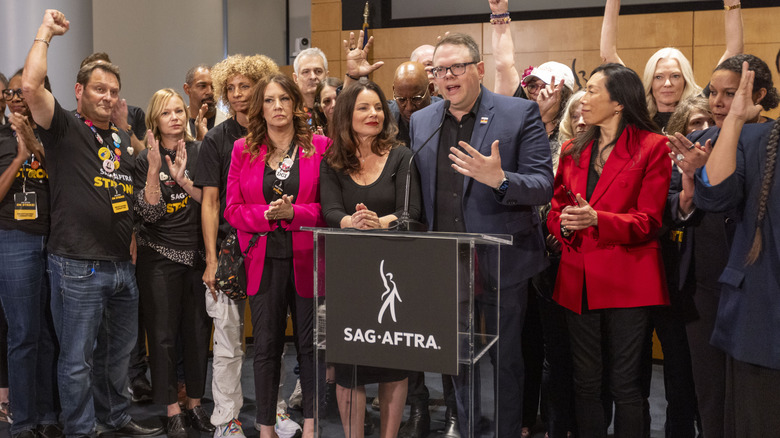 SAG-AFTRA News Conference