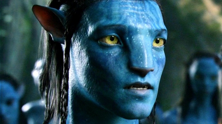 Jake Sully talking in Avatar