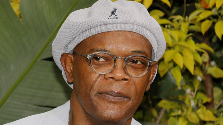 Samuel L Jackson hat glasses